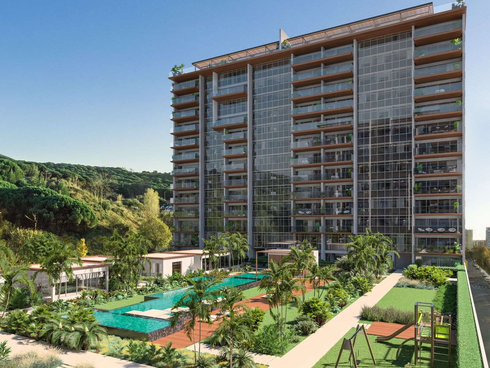Appartement de 3 chambres avec terrasse et parking entre Monsanto et Miraflores