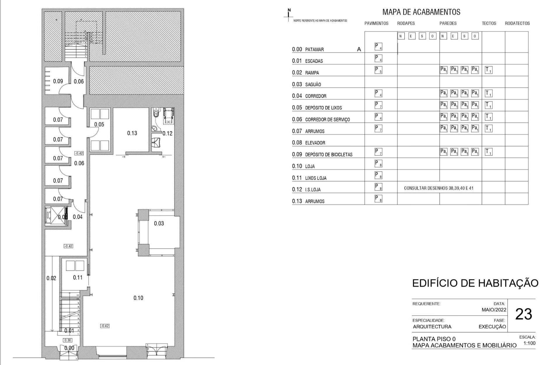 126 sq m shop in the Bairro Azul in Avenidas Novas, Lisbon