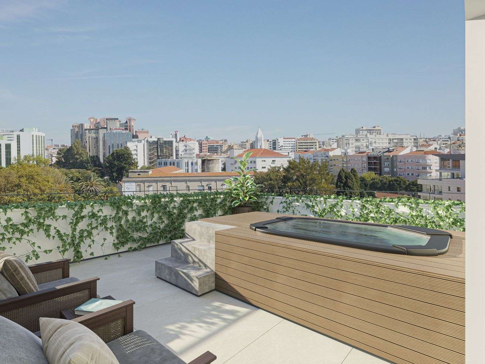 Pg04531 2 Bedroom Penthouse With Terrace And Jacuzzi Praça De Espanha Lisbon 5317