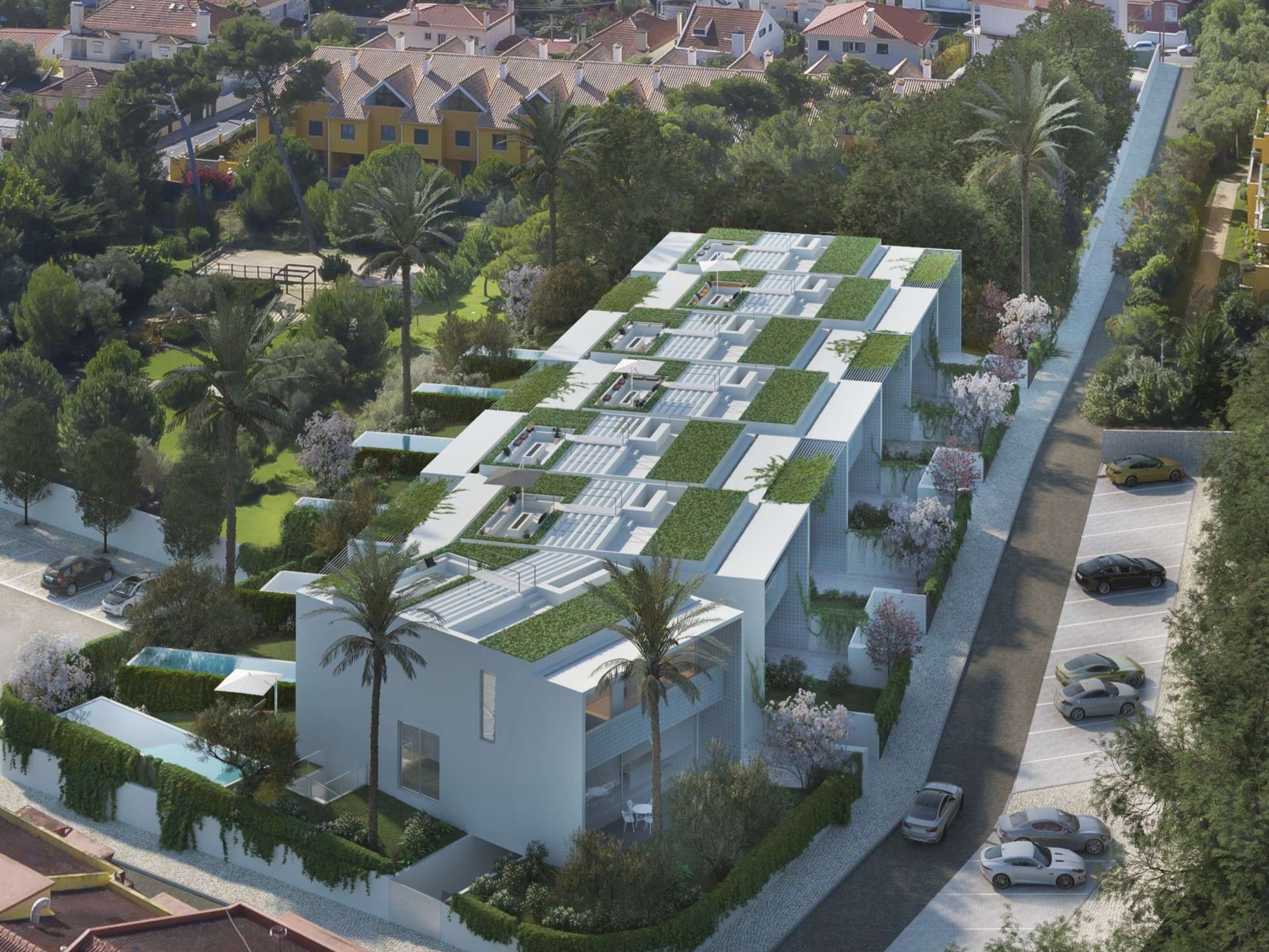 Semi-detached 5-bedroom house with terrace and garage in Estoril, Cascais