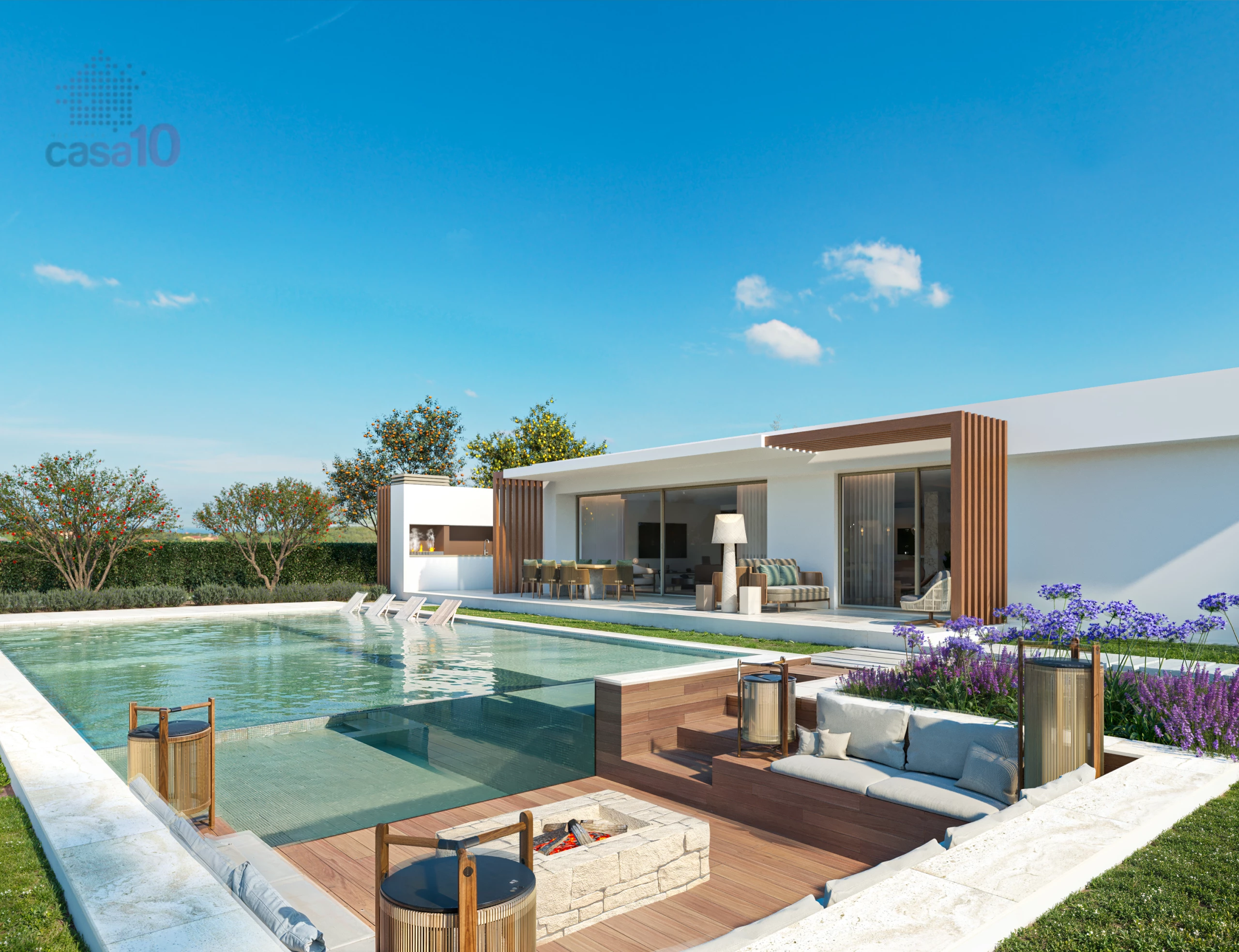 5-Bedroom Villa with Golf Views in Santo Estevão — Luxury