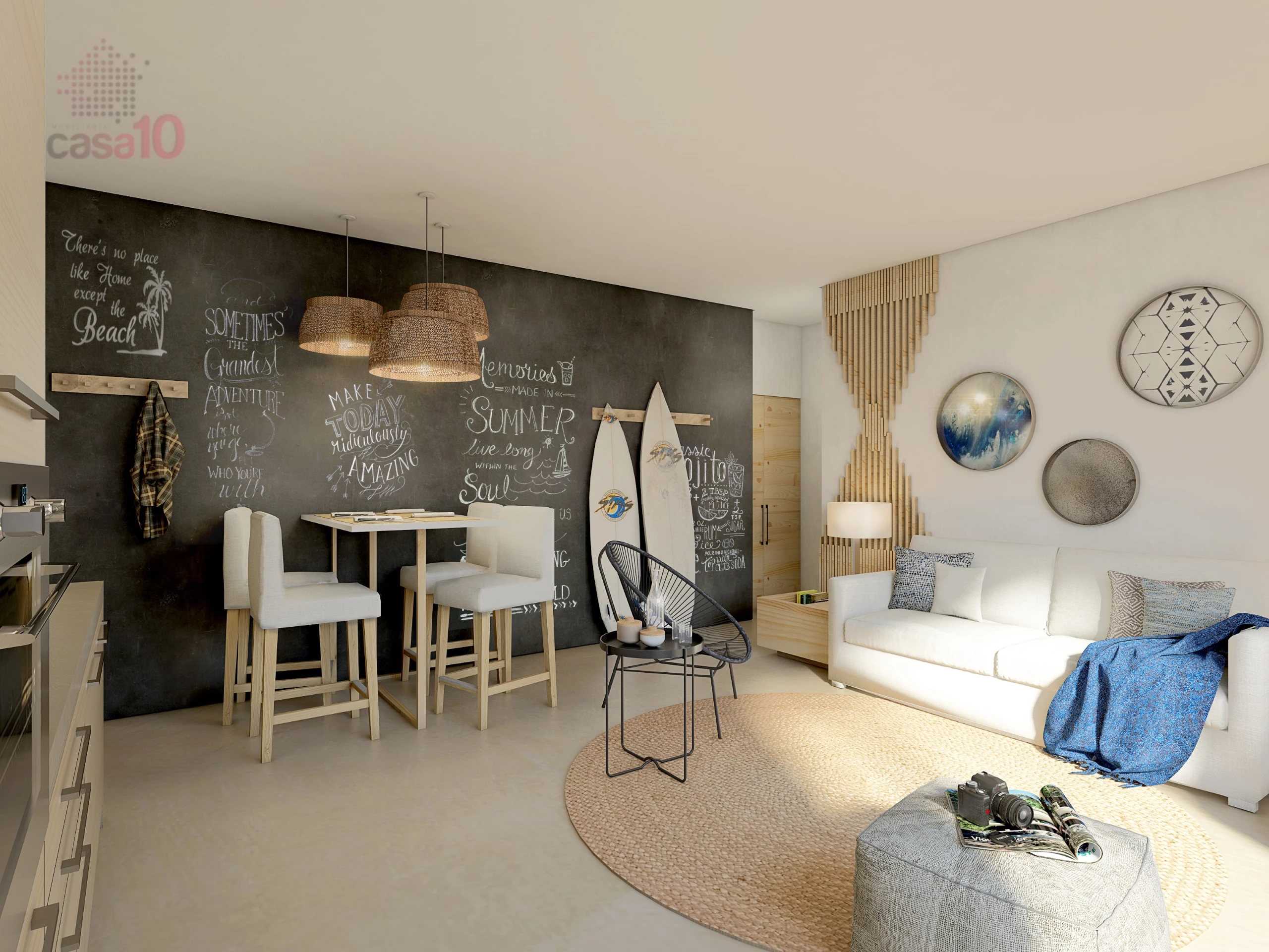 Appartement 2 chambres à Nazaré — Résidence avec Piscine