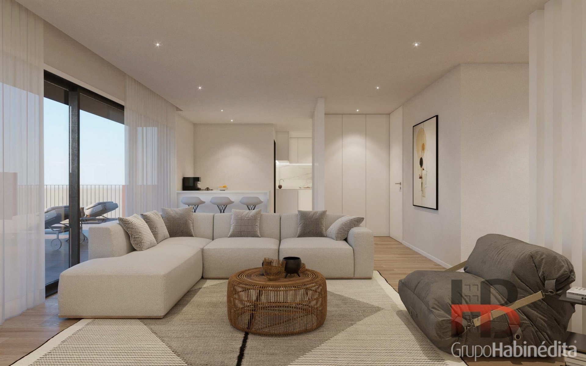 Modern 1-Bedroom Apartment in Matosinhos with Terrace