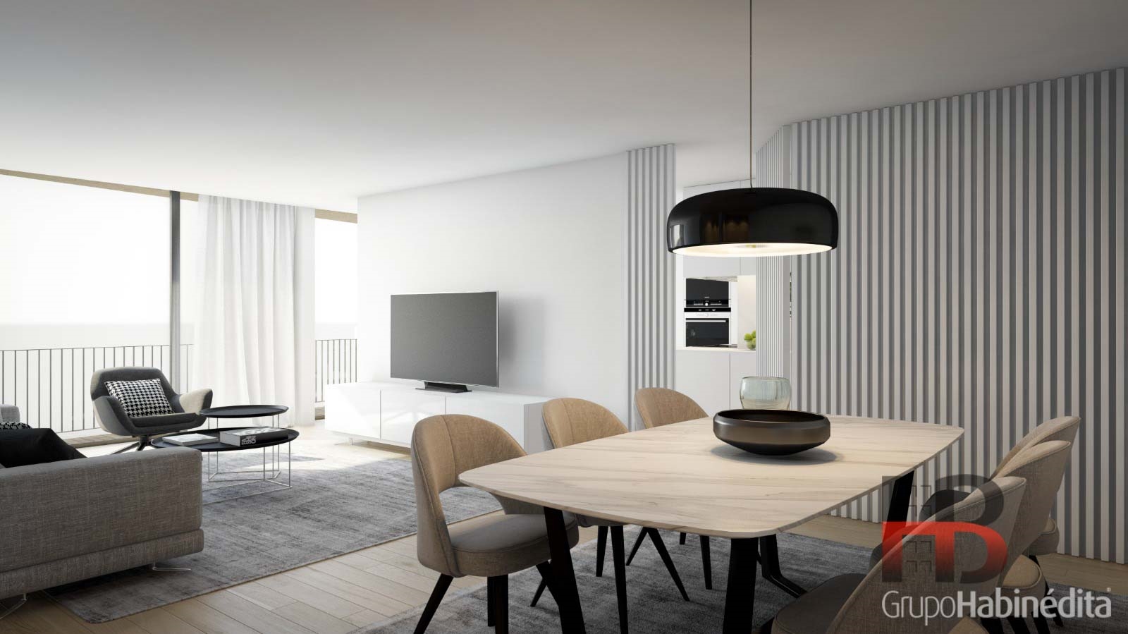 Moderne 2-Zimmer-Wohnung in Paranhos, Porto